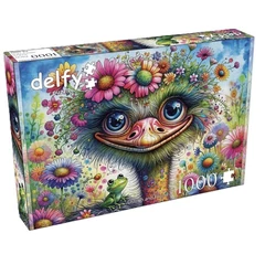 Delfy 1000 db-os puzzle - Ostrich and friend (DE-25017)