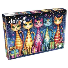 Delfy 1000 db-os puzzle - Purrfectly wrapped (DE-25020)