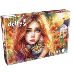 Delfy 1000 db-os puzzle - Silent feline comfort (DE-25023)
