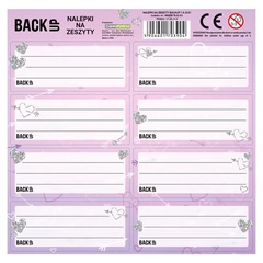 BackUp 8 db-os füzetcímke - Heart (NNZB7A32)