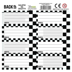 BackUp 8 db-os füzetcímke - Pepita (NNZB7A94)