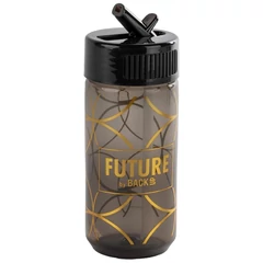 Future by BackUp műanyag kulacs - Fekete-arany 330 ml (BADF39)