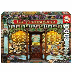 Educa 2000 db-os puzzle - Különleges sajtok boltja (20264)