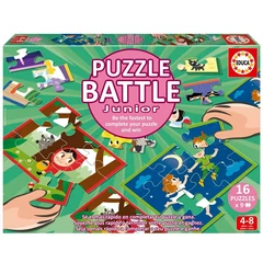Educa Puzzle párbaj Junior társasjáték - Mesék (20117)