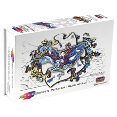 Eureka 101 db-os Rainbow Fa puzzle - Bálna (EUR34663)