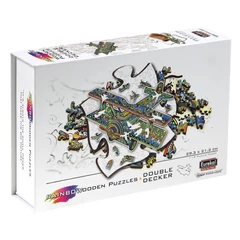 Eureka 112 db-os Rainbow Fa puzzle - Kétfedelű repülőgép (EUR34664)