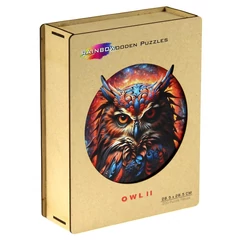 Eureka 200 db-os Rainbow Fa puzzle - Bagoly 2 (EUR34671)