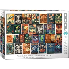 EuroGraphics 1000 db-os puzzle - Alien Invasion Collage (6000-5927)