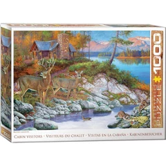EuroGraphics 1000 db-os puzzle - Cabin Visitors by Hayden Lambson (6000-5875)