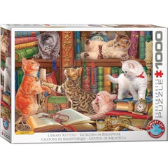 EuroGraphics 1000 db-os puzzle - Library Kittens (6000-5913)