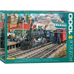 EuroGraphics 1000 db-os puzzle - The Old Depot Station by Ken Zylla (6000-5876)