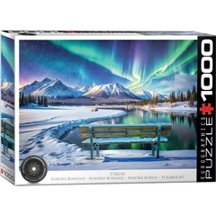EuroGraphics 1000 db-os puzzle - Yukon Northern Lights (6000-6107)