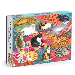 Galison 1000 db-os puzzle - Lounging Cats (82510)