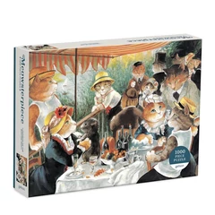 Galison 1000 db-os puzzle - Meowsterpiece - Luncheon of the Boating Party (67517)