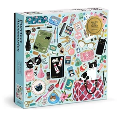Galison 500 db-os Fóliás puzzle - Purrfect Accessories (84293)