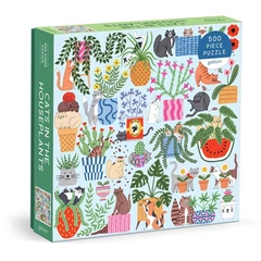 Galison 500 db-os puzzle - Cats in the Houseplants (84538)