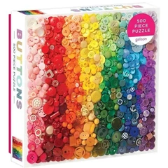 Galison 500 db-os puzzle - Rainbow Buttons (60143)