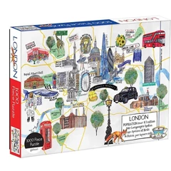 Galison 1000 db-os puzzle - London Map (56931)