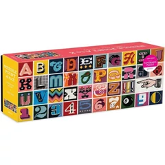 Galison 1000 db-os panoráma puzzle - Needlepoint A to Z (65308)