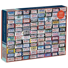 Galison 1000 db-os puzzle - Nantucket License Plates (66275)
