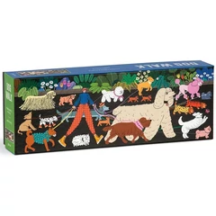Galison 1000 db-os panoráma puzzle - Dog Walk (69528)