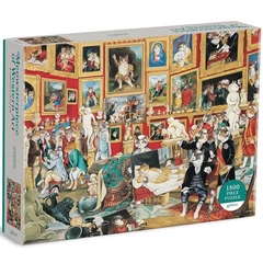 Galison 1500 db-os puzzle - Tribuna of the Uffizi Meowsterpiece (69719)