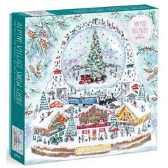 Galison 500 db-os Fóliás puzzle - Alpine Village Snowglobe, Michael Storrings (78704)