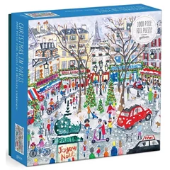Galison 1000 db-os Fóliás puzzle - Christmas in Paris, Michael Storrings (80547)