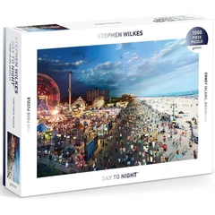 Galison 1500 db-os puzzle - Day To Night™ Coney Island, Stephen Wilkes (83067)
