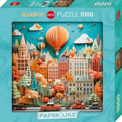 Heye 1000 db-os Quadrat puzzle -Paper-like - Townscape (30072)