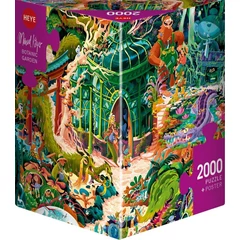 Heye 2000 db-os Triangular puzzle - Botanic Garden (30088)