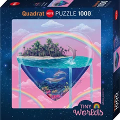 Heye 1000 db-os puzzle - Quadrat puzzle - Tiny Worlds - The Dolphins (30103)