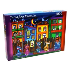 JaCaRou 1000 db-os puzzle - Cats night out (JP-CS100005)