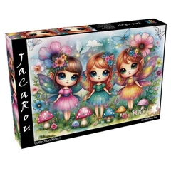 JaCaRou 1000 db-os puzzle - Garden fairy trio (JP-GARD1000)