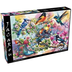 JaCaRou 1000 db-os puzzle - Lovely feathered beauties (JP-LOVE1000)