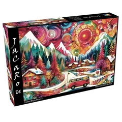 JaCaRou 1000 db-os puzzle - Mountains meet motion (JP-MOUN1000)