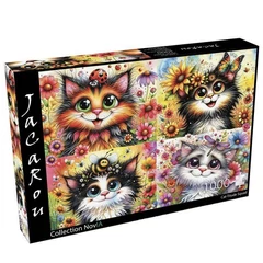 JaCaRou 1000 db-os puzzle - Cat-titude squad (JP-SQUA1000)