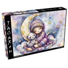 JaCaRou 1000 db-os puzzle - Teddy and stars (JP-TEDD1000)