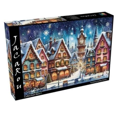JaCaRou 1000 db-os puzzle - Twinkling holiday streets (JP-TWIN1000)