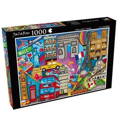 JaCaRou 1000 db-os puzzle - Voyage, voyage! (JP-VOYA1000)