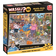 Jumbo 1000 db-os puzzle - Wasgij Original 46 - Middle Aisle Madness (00505)