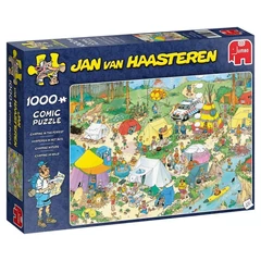 Jumbo 1000 db-os puzzle - Jan van Haasteren - Camping in The Forest (00603)