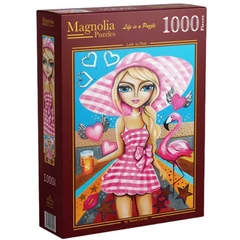 Magnolia 1000 db-os puzzle - Lady in Pink (1721)