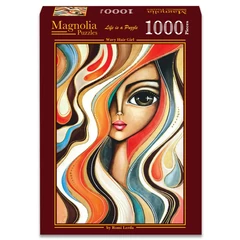Magnolia 1000 db-os puzzle - Wavy Hair Girl (1732)