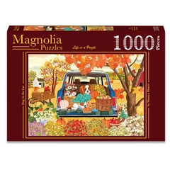 Magnolia 1000 db-os puzzle - Dog in the Car (9108)