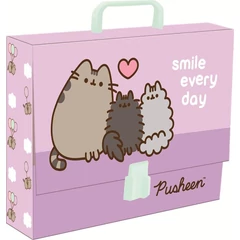 Pusheen cicás XL fogantyús irattartó A/4 - Violet (682339)