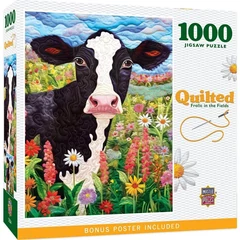 MasterPieces 1000 db-os puzzle - Quilted - Frolic in the Fields (72450)