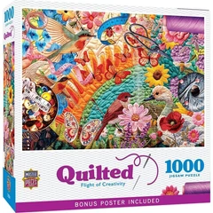 MasterPieces 1000 db-os puzzle - Quilted - Flight of Creativity (72454)