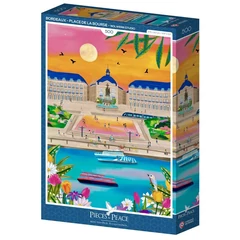 Pieces & Peace 500 db-os puzzle - Bordeaux - Place de la Bourse (0223)