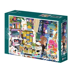Pieces & Peace 1000 db-os puzzle - My Happy Place is in the Art Studio (0189)